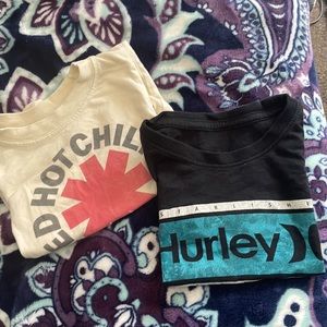 RHC and Hurley T-shirts